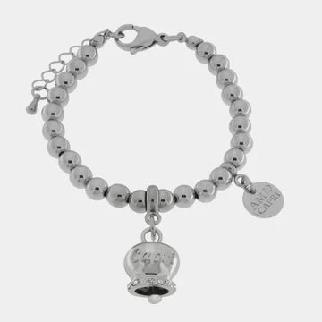 Bracciale in Acciaio con campanella con scritta Capri