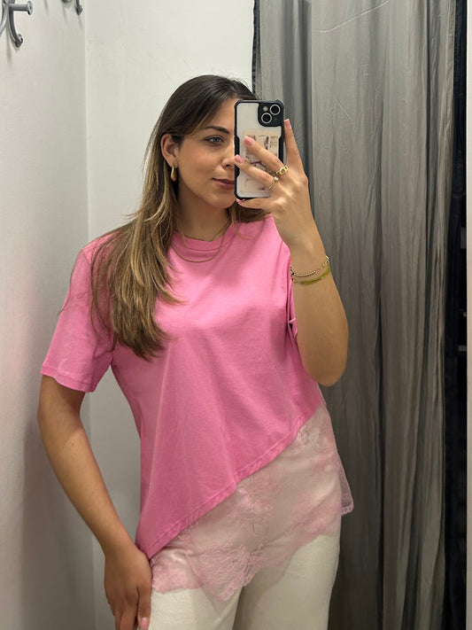 T-shirt Lumina pizzo&co