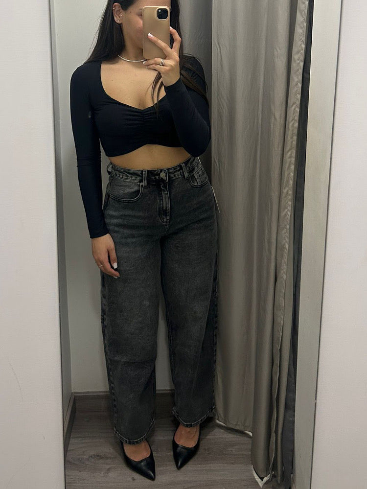 Jeans buggy grey