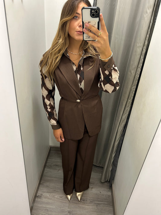 Tailleur Sophia Brown
